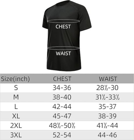 7-pack-Men's Workout Shirts Athletic Wear